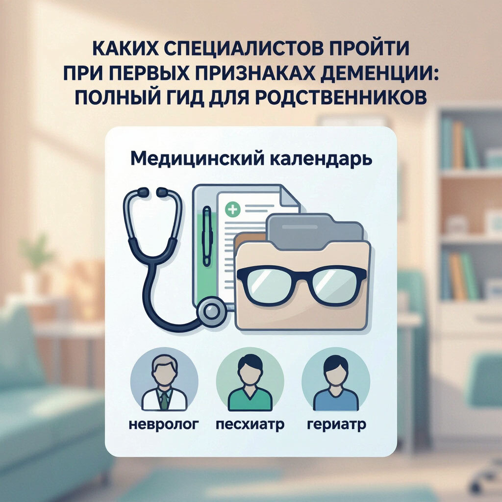 Каких специалистов пройти при первых признаках деменции: полный гид для родственников